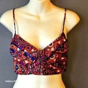 Victoria Secret Vintage Gold Crown Label Bralette top